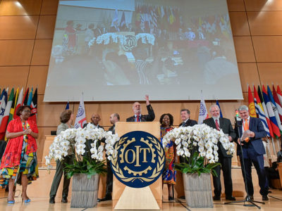 Aprobación del convenio contra la violencia y el acoso en el trabajo en la OIT, Ginebra-Suiza.