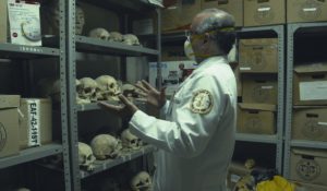 El equipo de Antropología Forense del Instituto de Medicina Legal guarda las osamentas de las víctimas de la violencia de 40 años en El Salvador.