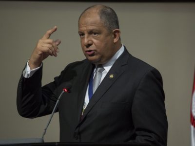 Presidente Luis Guillermo Solís en su informe de labores ante la Asamblea Legislativa, 3 de mayo 2017